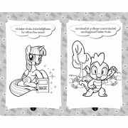 MY LITTLE PONY COLOURING SET - WOW! + สีไม้และสติ๊กเกอร์โฮโลแกรม